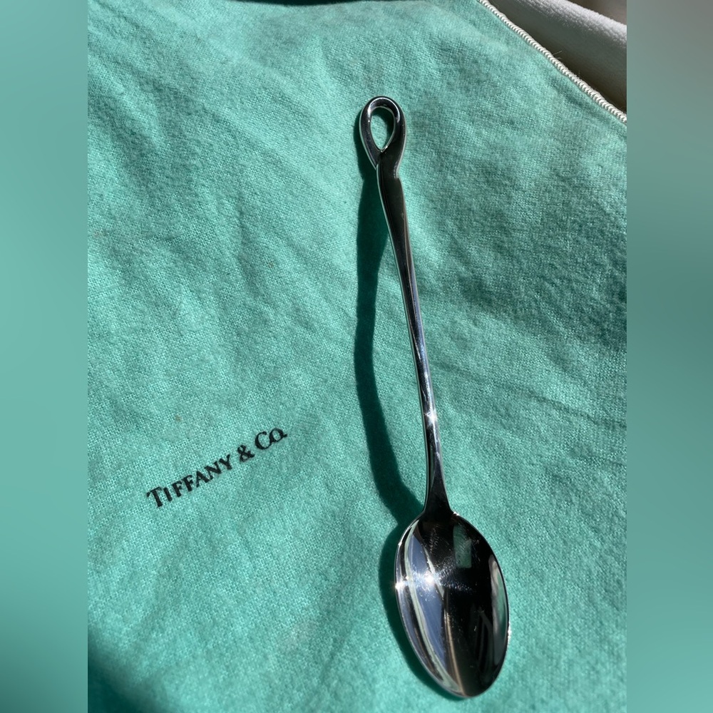 Tiffany & Co. Elsa Peretti Sterling Silver “Padova” Collection Feeding Spoon